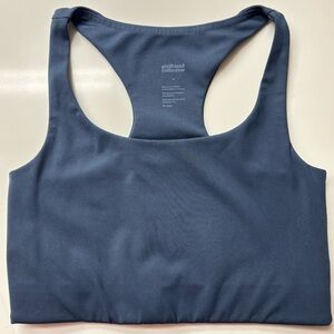 Girlfriend Collective Paloma Sports Bra in Navy Blue size Small